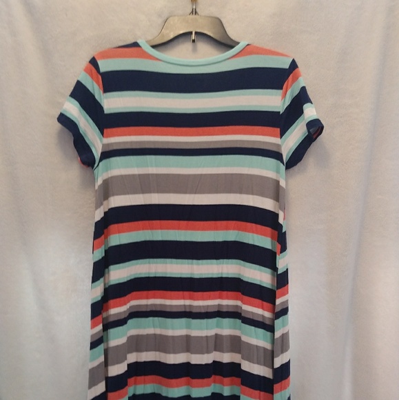 Arizona Jean Dress l Striped Dress l Cool Dress - Picture 3 of 5